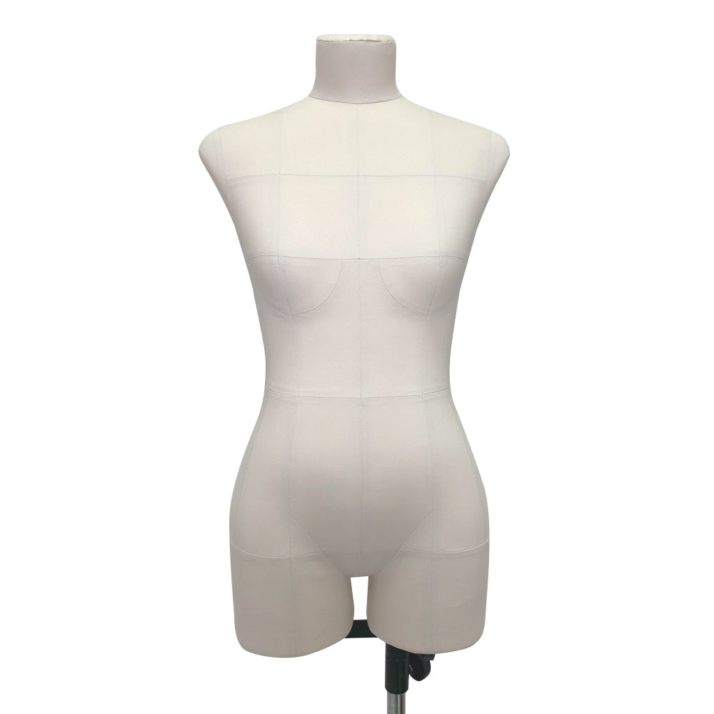 Soft tailor’s dress form DEVA milky color