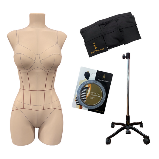 Soft tailor’s dress form Penelope, Comfort set.