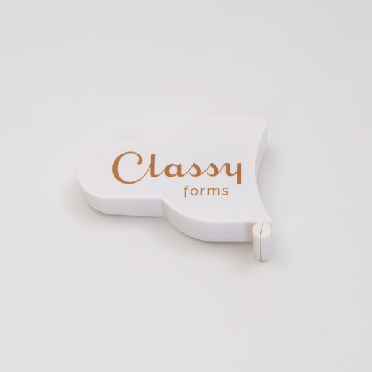 Measuring tape for body measurements with logo Classy forms LIMITED OFFER