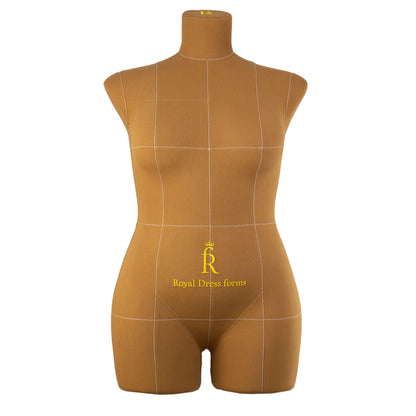 Soft tailor’s dress form Monica, Light set