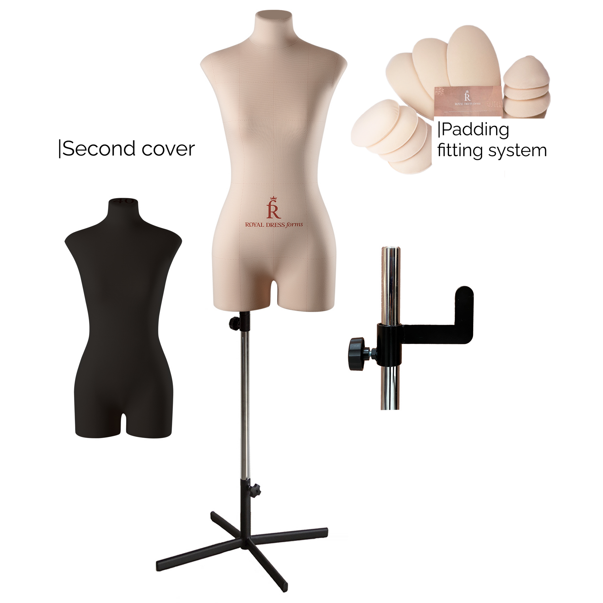 Soft tailors dress form Victoria, Luxe set Soft tailors dress form Victoria, Luxe set