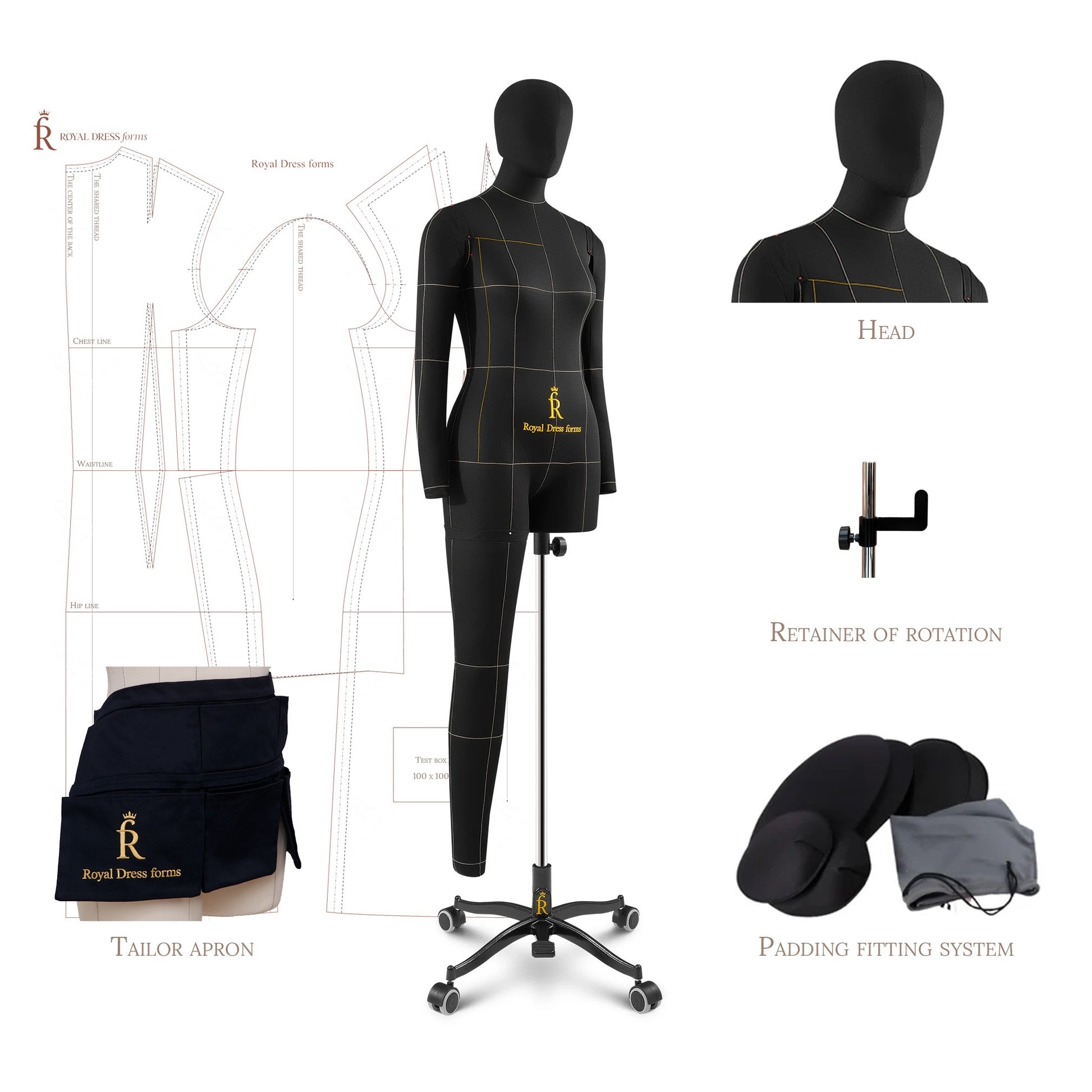 dress form mannequin Antique Half Scale Dress Form: Mannequin Salesman Sample, You Pick