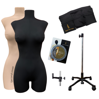 Soft tailor’s dress form Penelope, Luxe set.