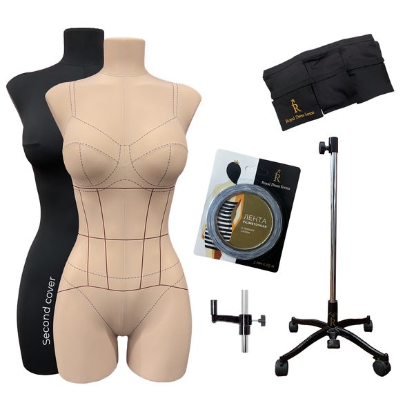 Soft tailor’s dress form Penelope, Luxe set.