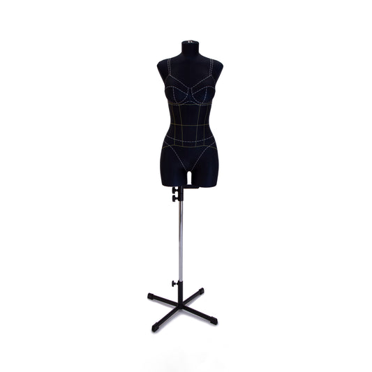 Soft tailor’s dress form Penelope, black color with sewmapping LIMITED OFFER