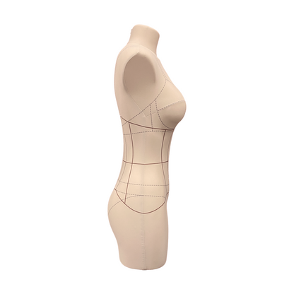 Soft tailor’s dress form Penelope, Light set.